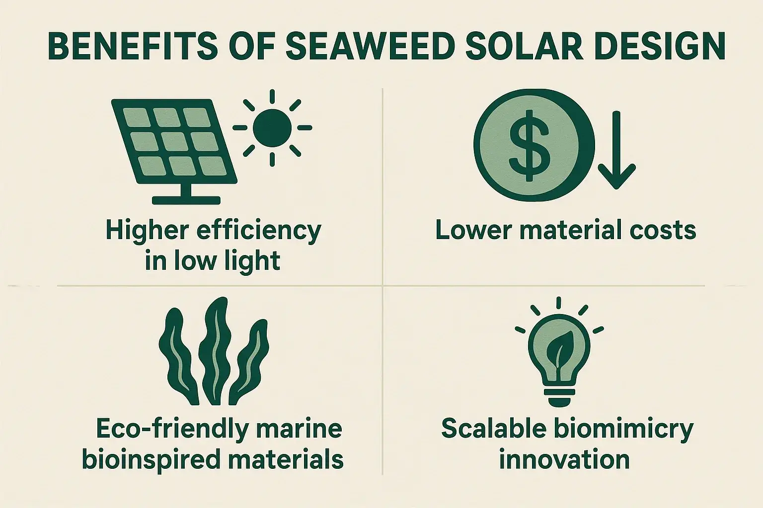 Benefits of Seaweed Solar Design