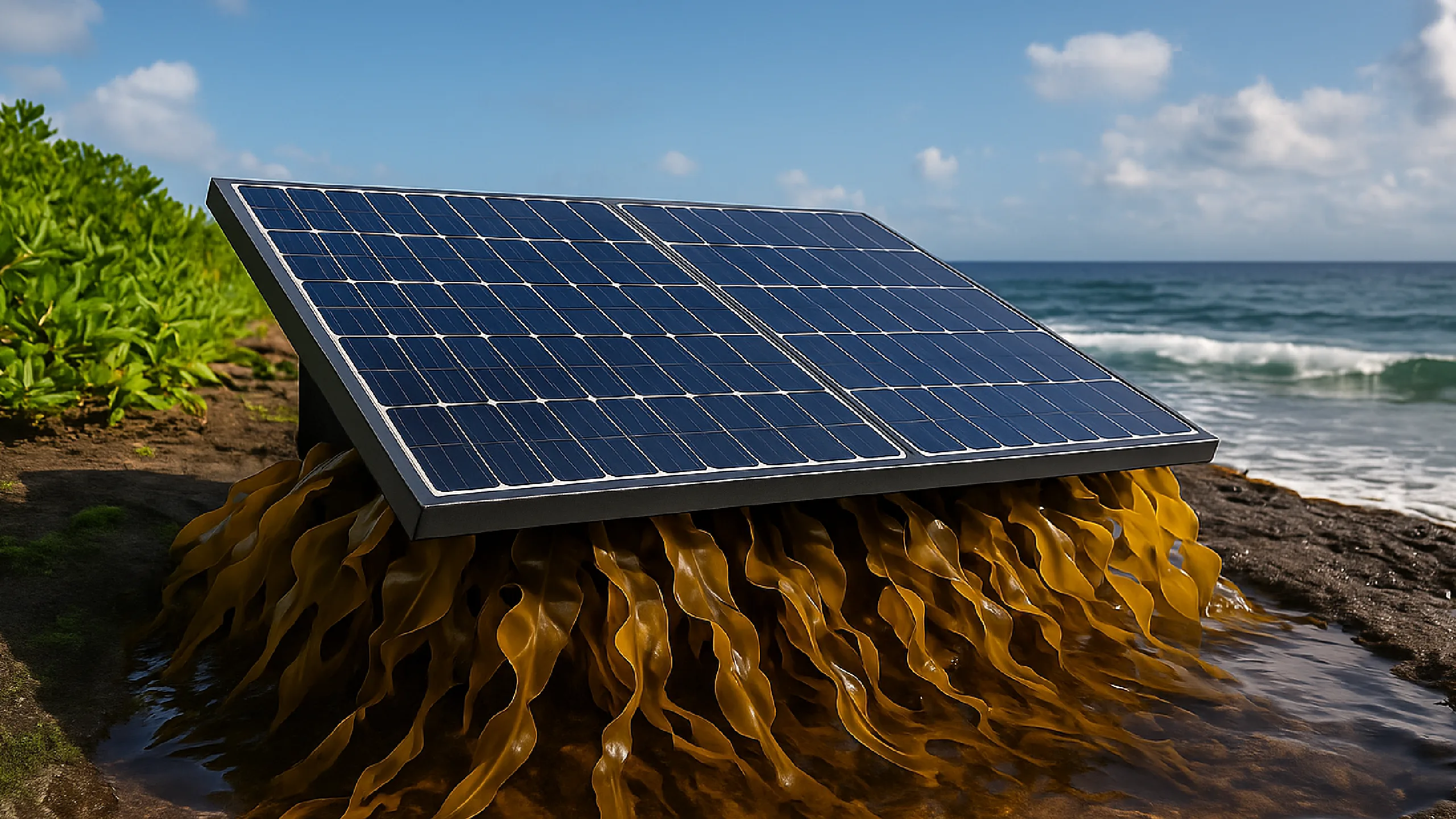 Breakthrough Seaweed Solar Design Powers Next-Gen Energy