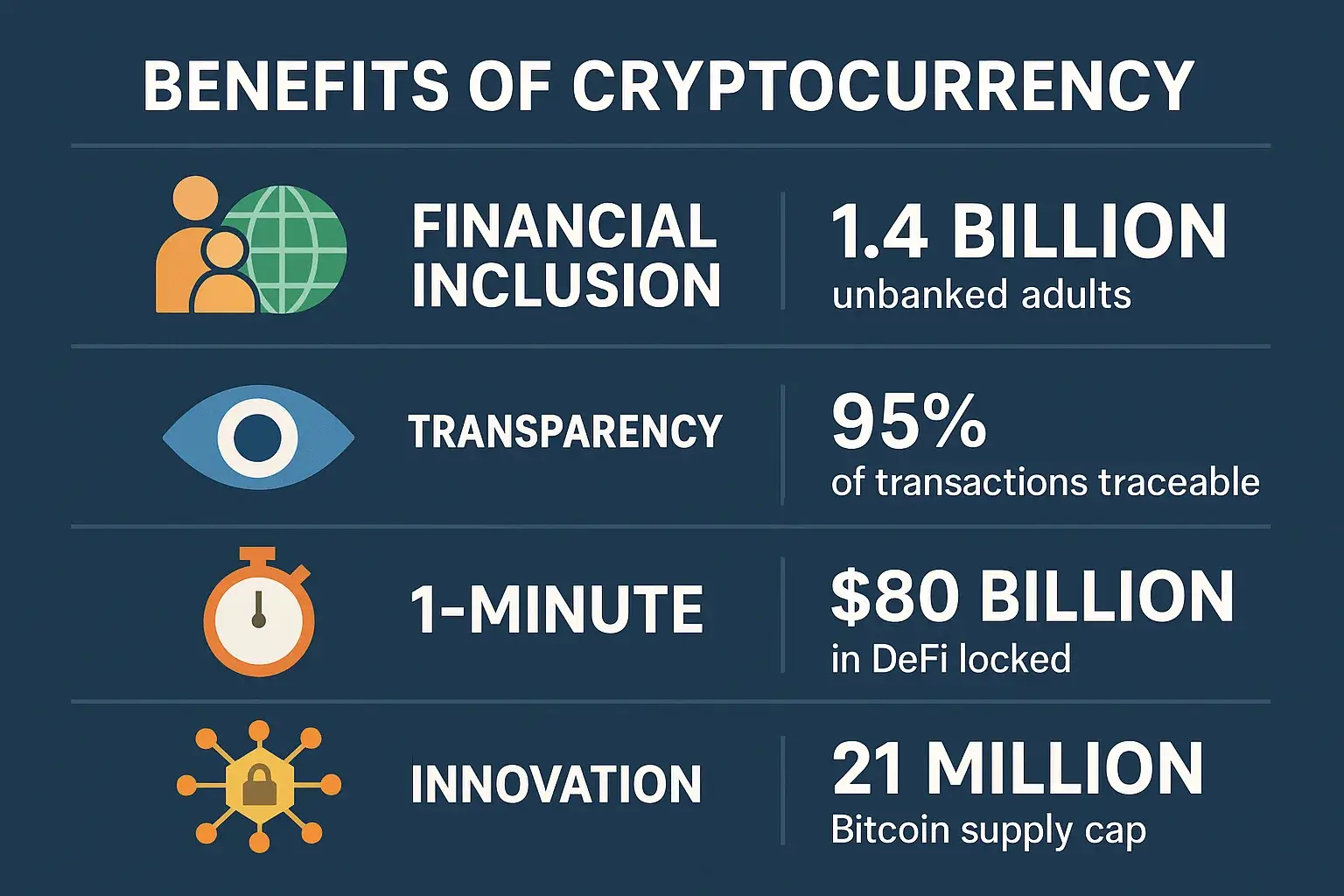 Cryptocurrency Benefits